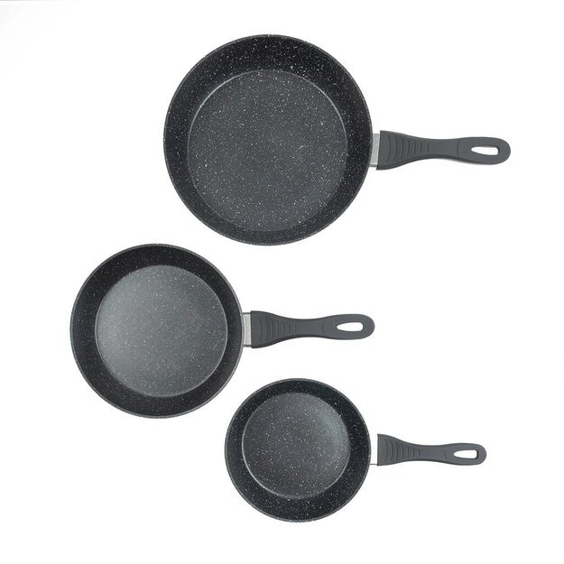 3 Keptuvių rinkinys - Eisenbach - Nelipnus akmeninis paviršius - Juodas